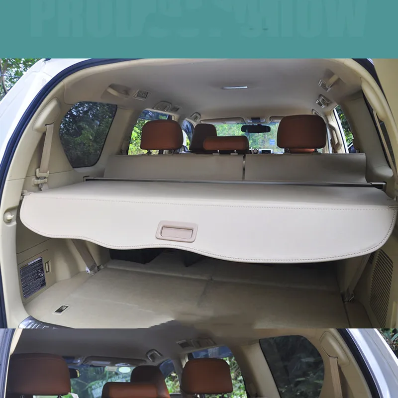 

Car Interior Rear Trunk Security Shield Retractable Waterproof Cargo Cover for Toyota Highlander Land cruiser prado 2010-2020