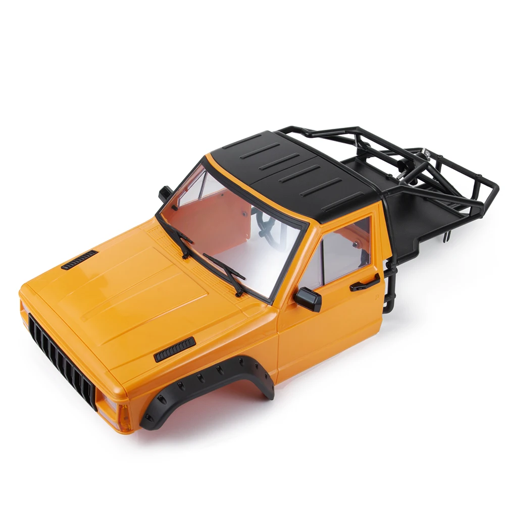 AXSPEED Body Cab & Back-Half Cage Frame Chassis for TRX4 SCX10 90046 Redcat GEN 8 Scout II 313/324mm 1/10 RC Crawler Car