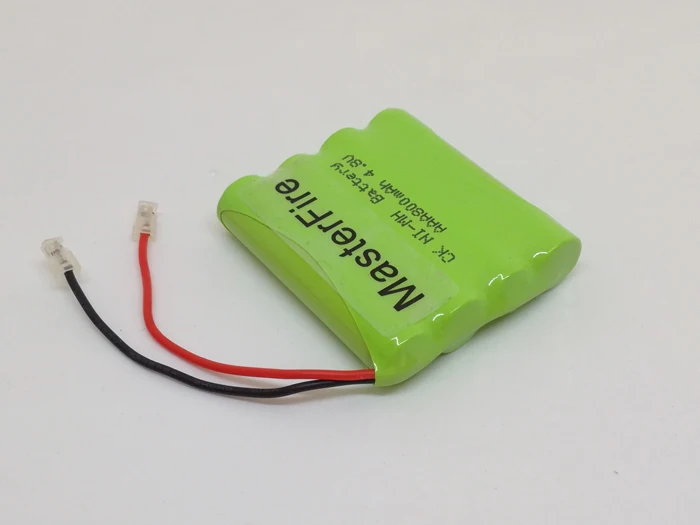 MasterFire-placa de circuito de batería Ni-MH, 4,8 V, 4x AAA, 800MAh, equipo médico, juguetes, baterías NIMH recargables, paquete de celdas con enchufe