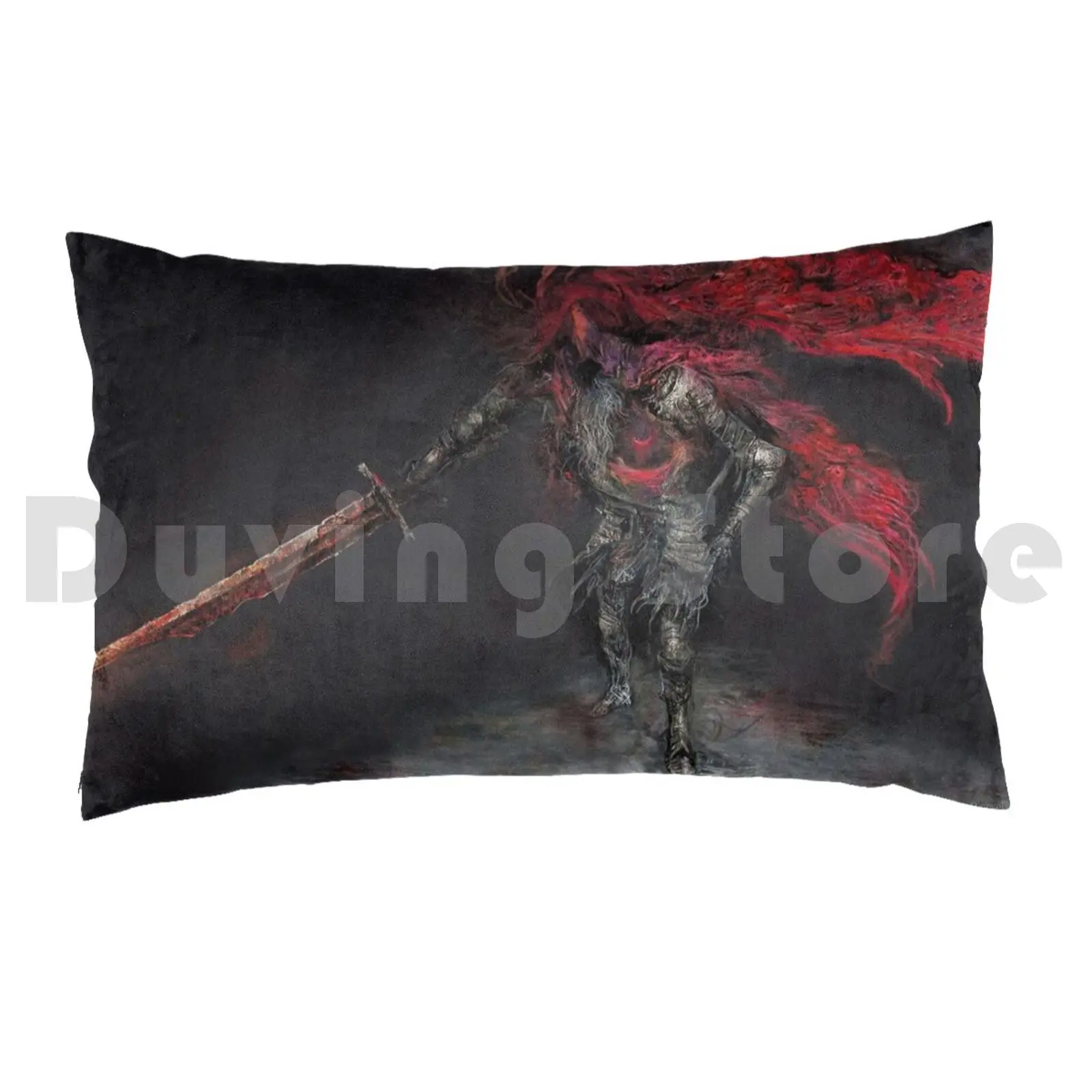 Pillow Case Gael Concept Art Hat Dark Souls Slave Knight Knight Gael Ringed City Concept Art Red Hood