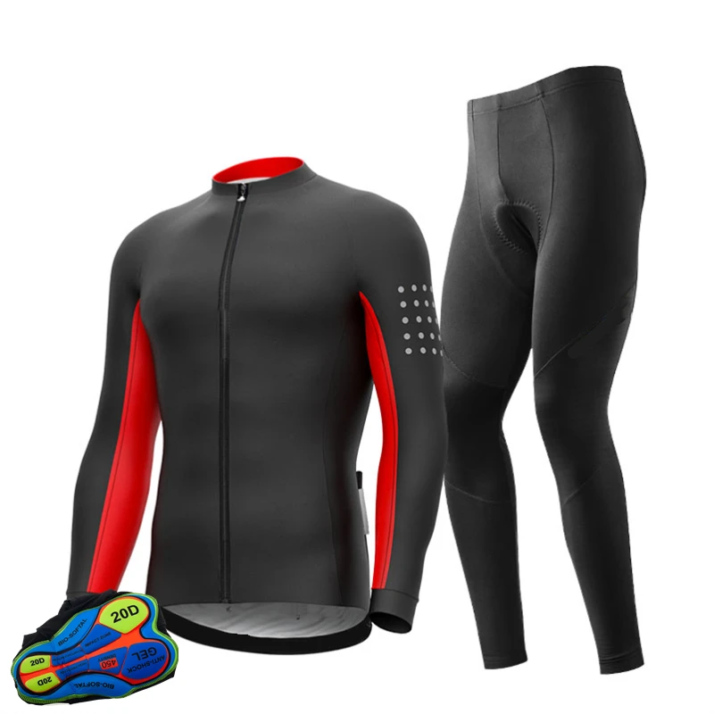 AliExpress Winter Thermal Fleece Men's Cycling Jersey long sleeve Ropa ciclismo Bicycle Wear Bike Clothing maillot Ciclismo