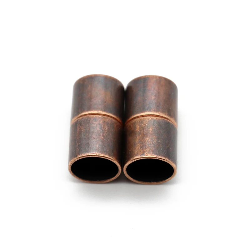 5pcs Antique Bronze Strong Magnetic Clasps Fit 4/6/8/10/12mm Leather Cord Bracelet Connectors For DIY Jewelry Making Finding