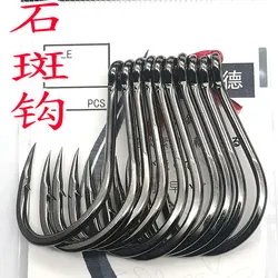 10pcs Iron plate hook heavy tuna iron plate hook Sturgeon herring hook Big fish hook Fishing tool accessories