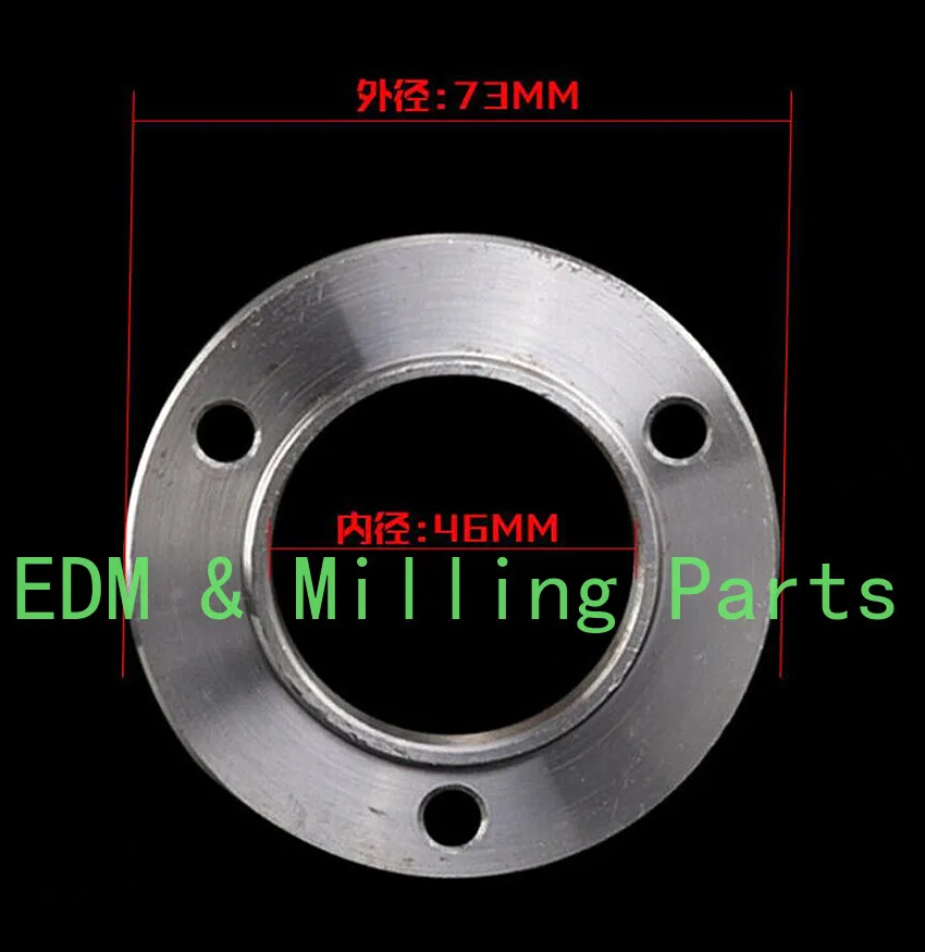 Fresadora cnc c92, tampa de rolamento, anel de proteção do rolamento exterior 73mm, interno 46mm para bridgeport