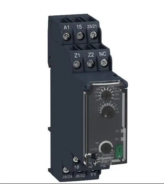 

RE22R2AMR On-delay Timing Relay - 0.05s…300h - 24…240V AC/DC - 2C/O