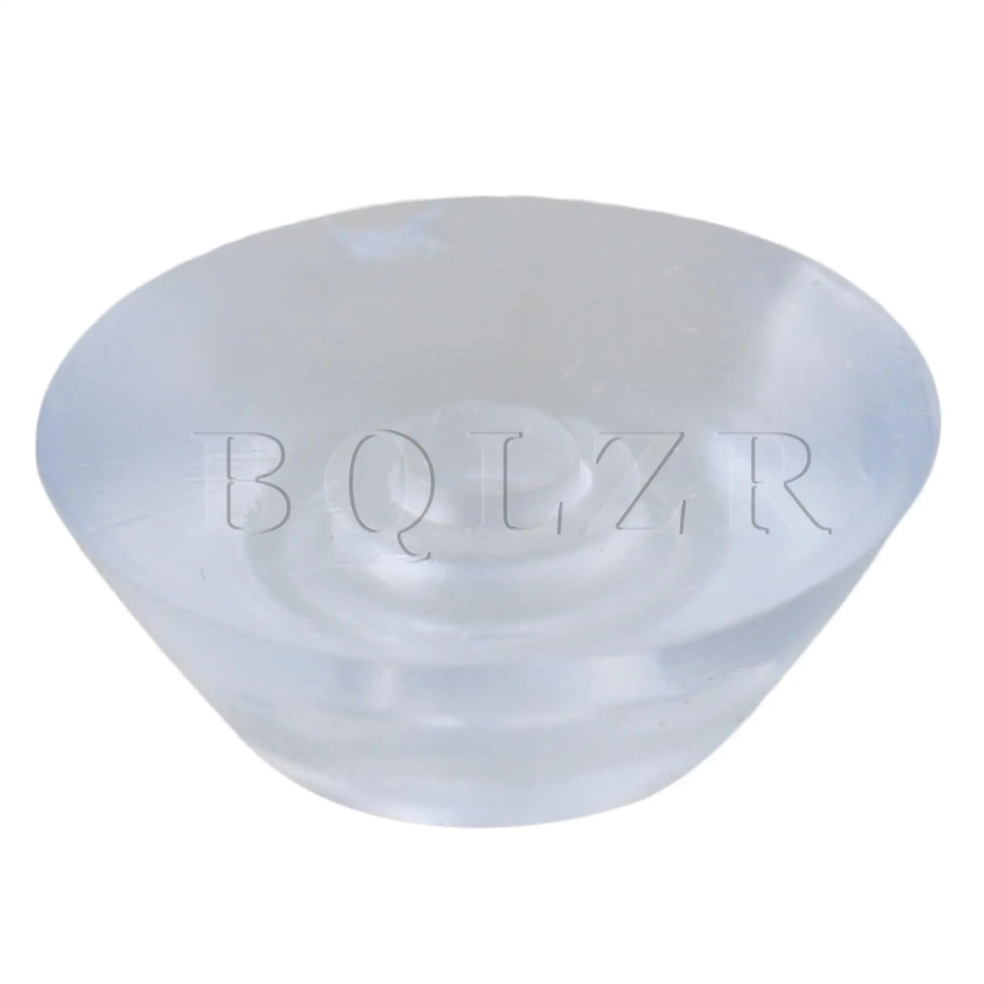 BQLZR 400PCS 15x6x8mm Light blue Chair Silicone Round Soft Rubber Anti-slip Foot Pad for Furniture Feet Chair Cup Table