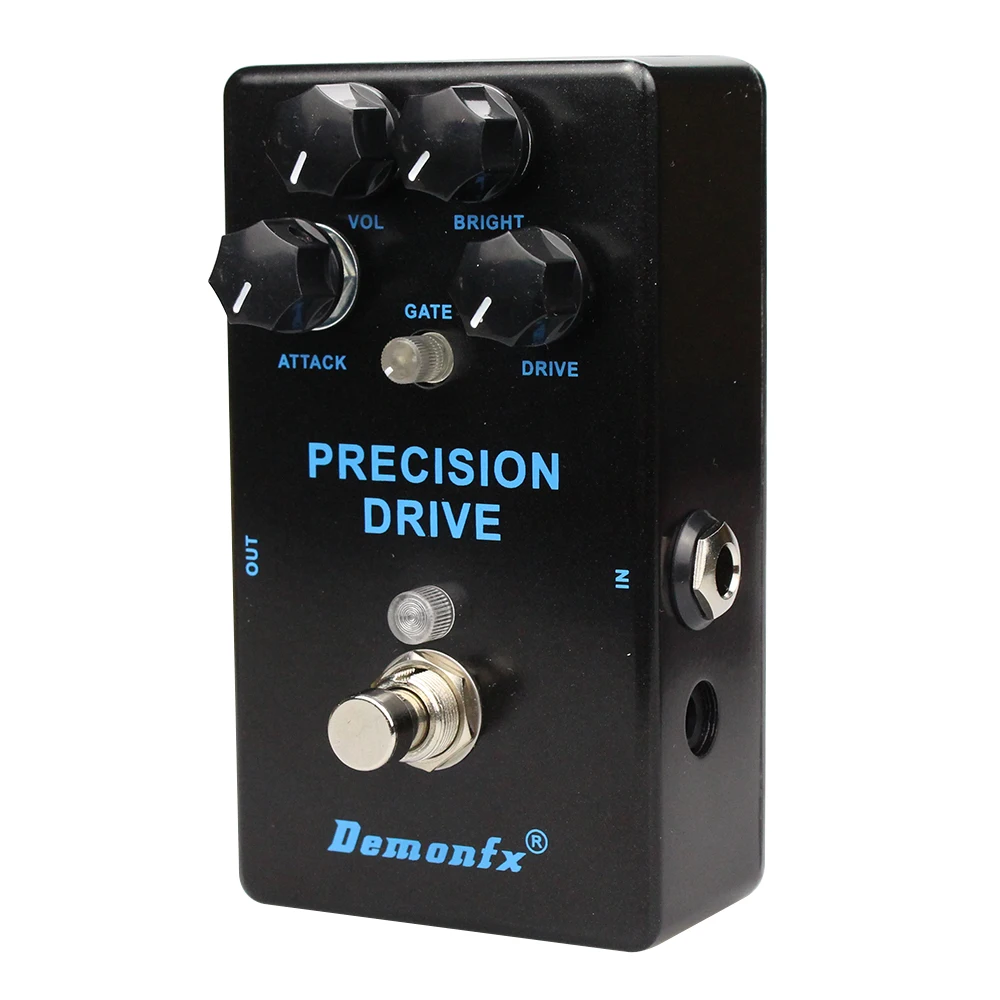 ใหม่ Demonfx คุณภาพสูง Precision Drive Overdrive & Gate เหยียบกีต้าร์ Overdrive Pedal