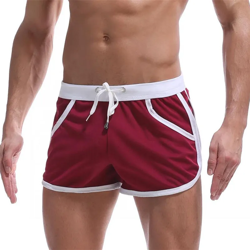 Heavenywood-pantalones cortos de verano para hombre, ropa informal para dormir en casa, pantalones de flecha para Fitness, culturismo, pantalones de chándal, pantalones cortos de playa de secado rápido