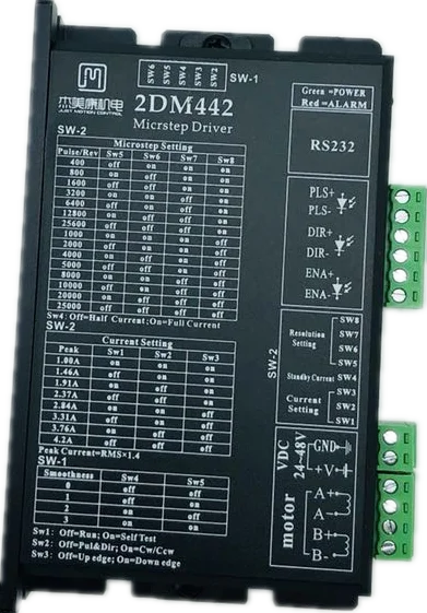 2DM442 NEMA23 NEMA17 2 phase stepper motor driver DC24-48V 1.0-4.2A JMC