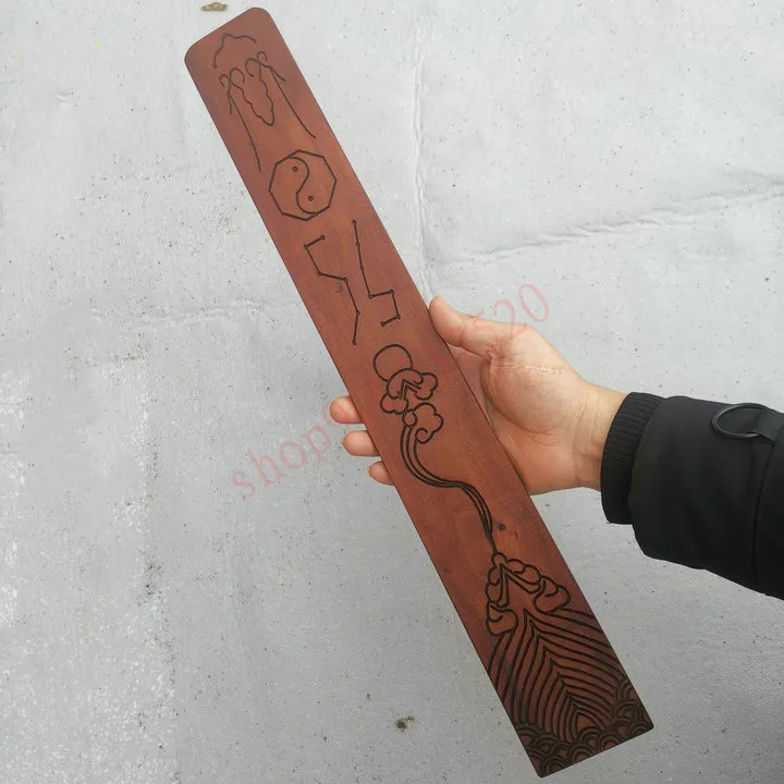 lightning stroke date wood, Taoist wat board, Taoist magic weapon, Taoist Taiji Seven Star Xiangyun Dynasty bamboo slips