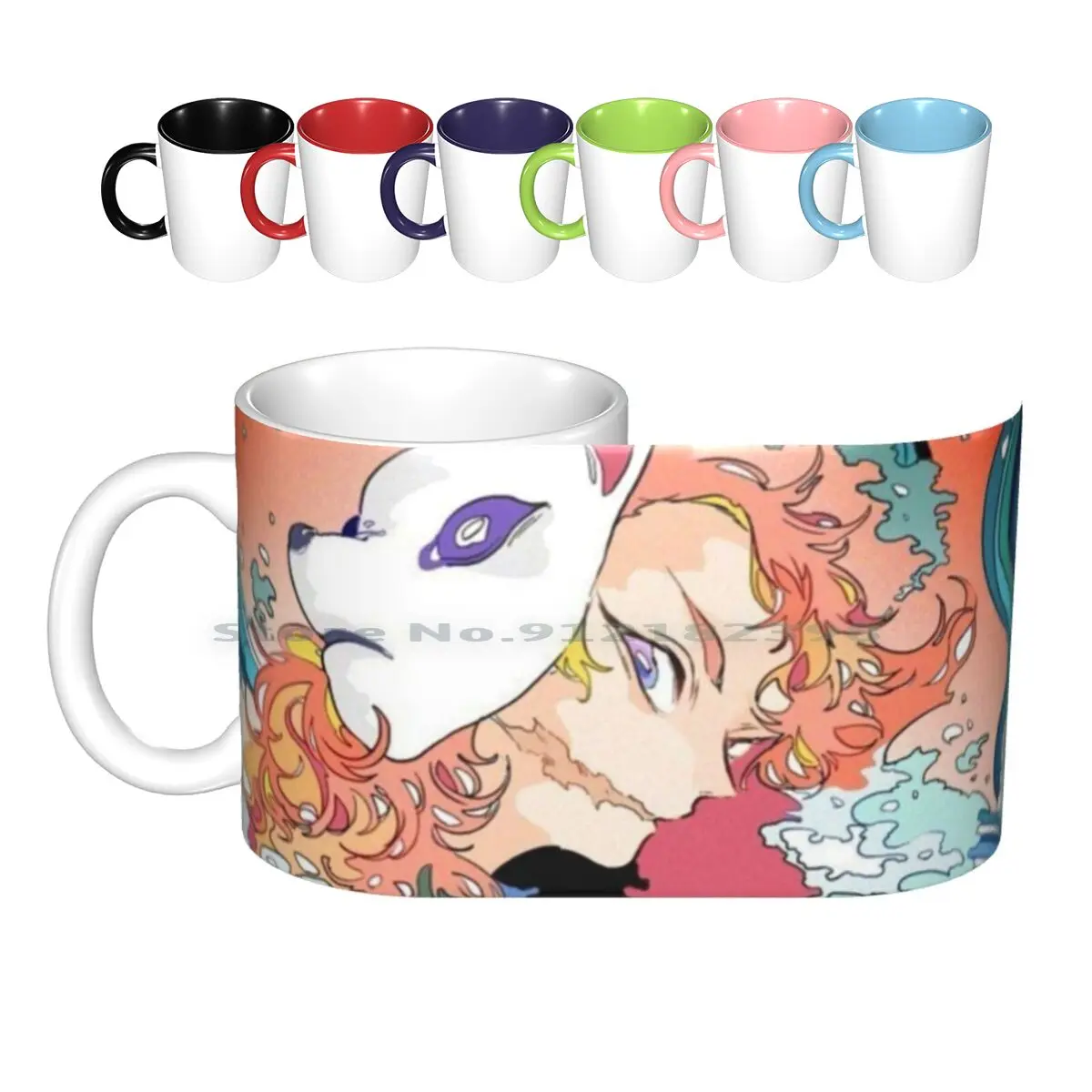 Ceramic Mugs Coffee Cups Milk Tea Mug Demon