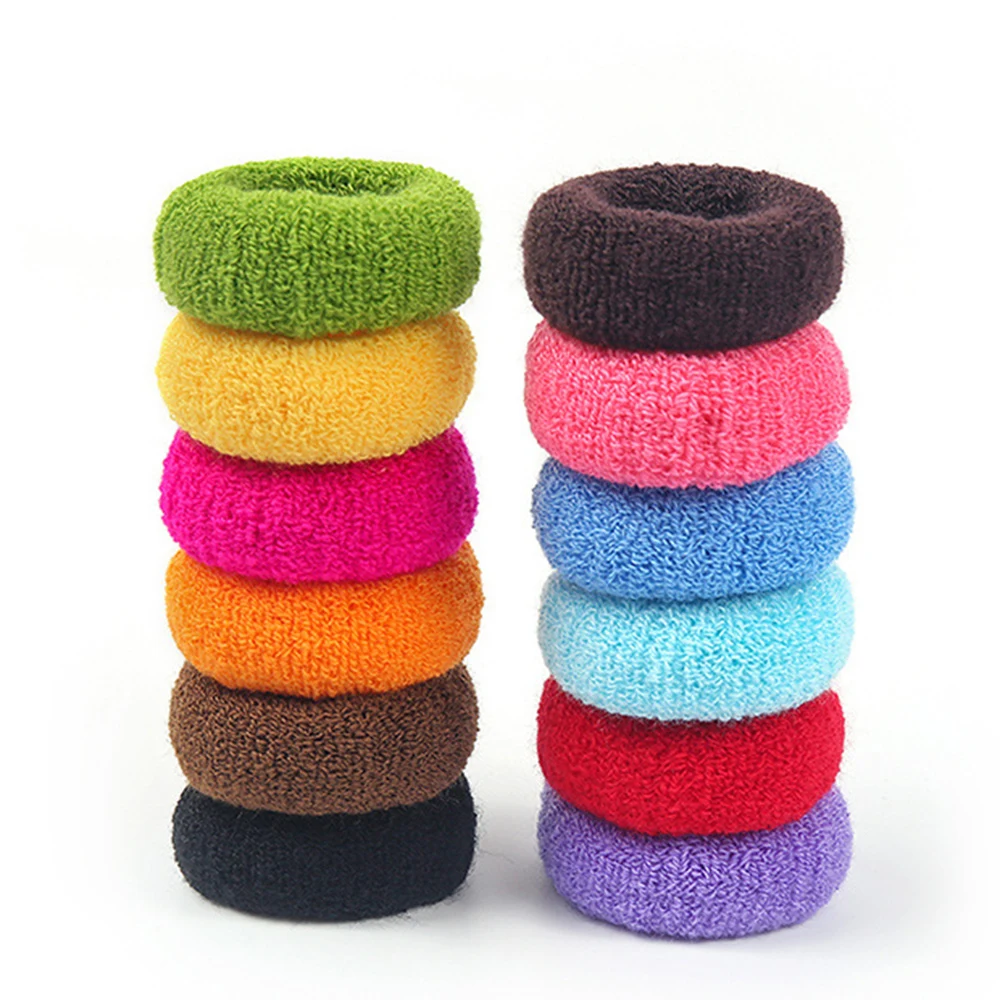 6/12 pz ragazze colorate larghe spesse fasce elastiche per capelli supporto coda di cavallo bambini Scrunchie elastico cravatta per capelli accessori per capelli