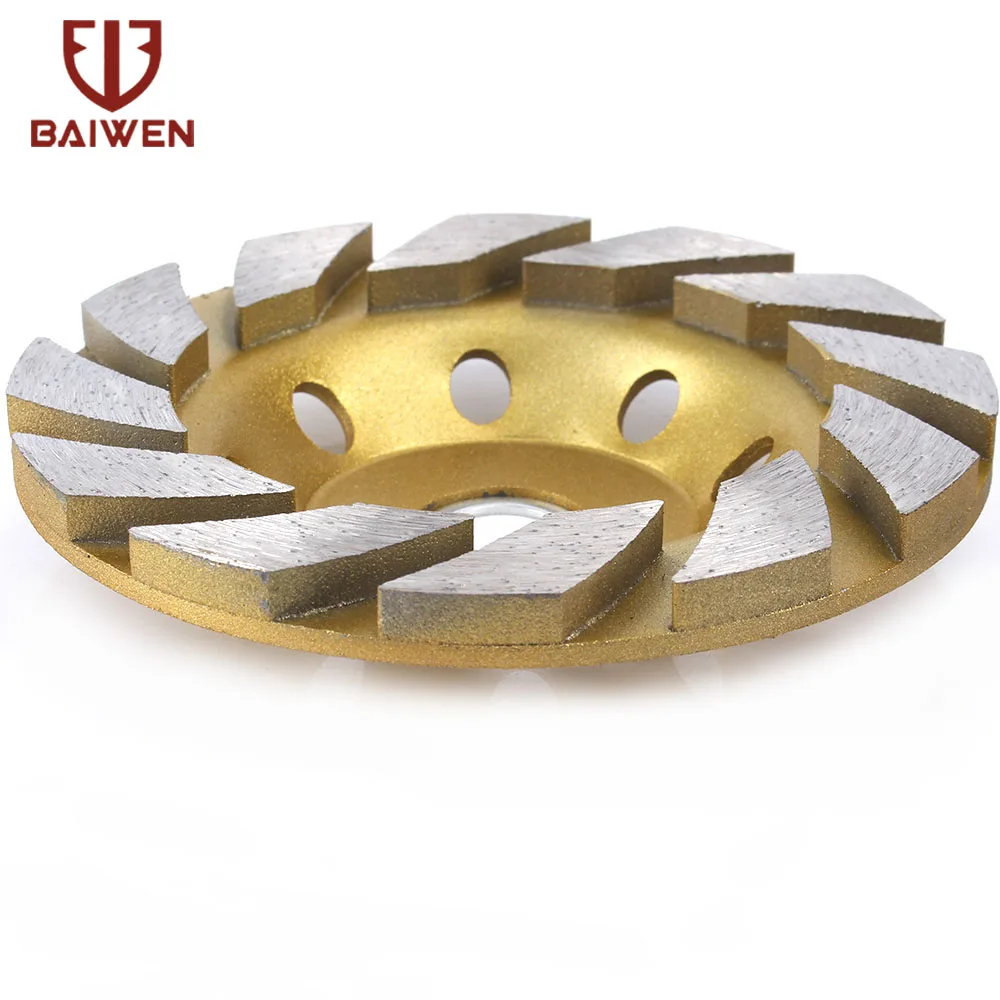 100/125/150/180mm Diamond Grinding Disc Abrasive Grinder Wheel Tools Bowl Shape for Concrete Tile Granite Polishing Tools