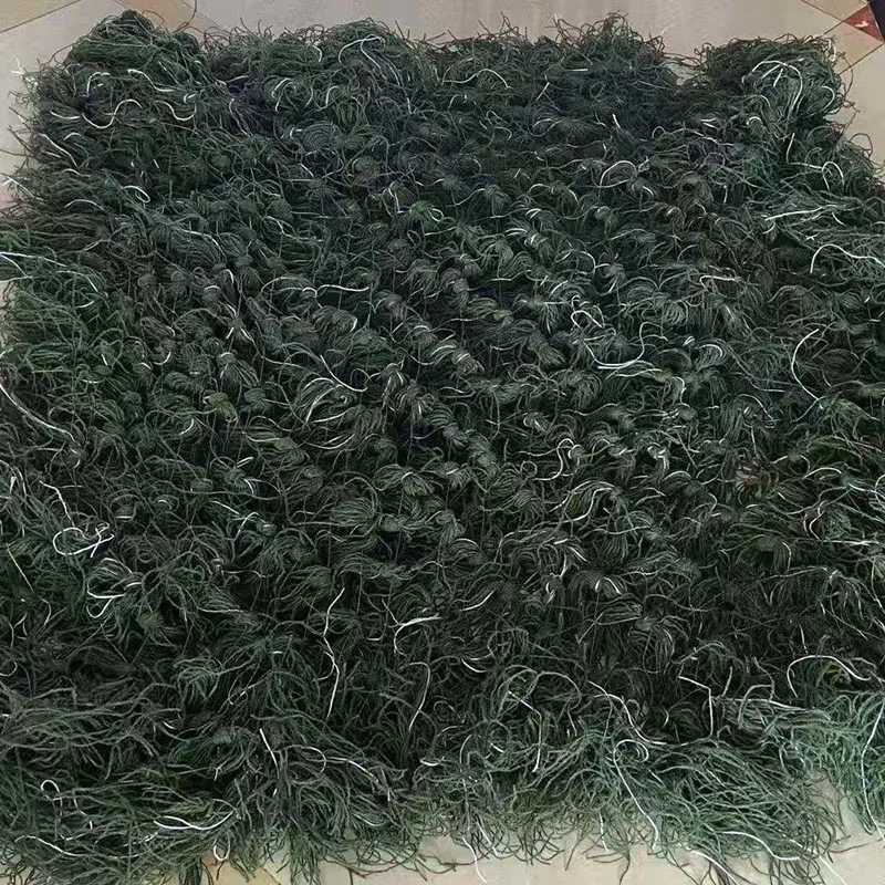 Camouflage Jungle Ghillie Suit Handmade Knitting 125x150cm Men\'s and women\'s cloak camouflage net exhibition decoration