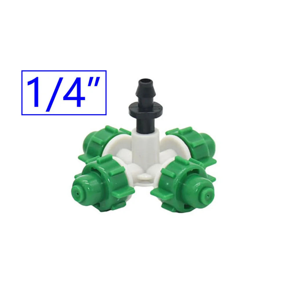 Greenhouse Hanging Cross Misting Sprinkler Anti Drip Misting Nozzle Garden Atomized Humidifying sprayer 1pcs