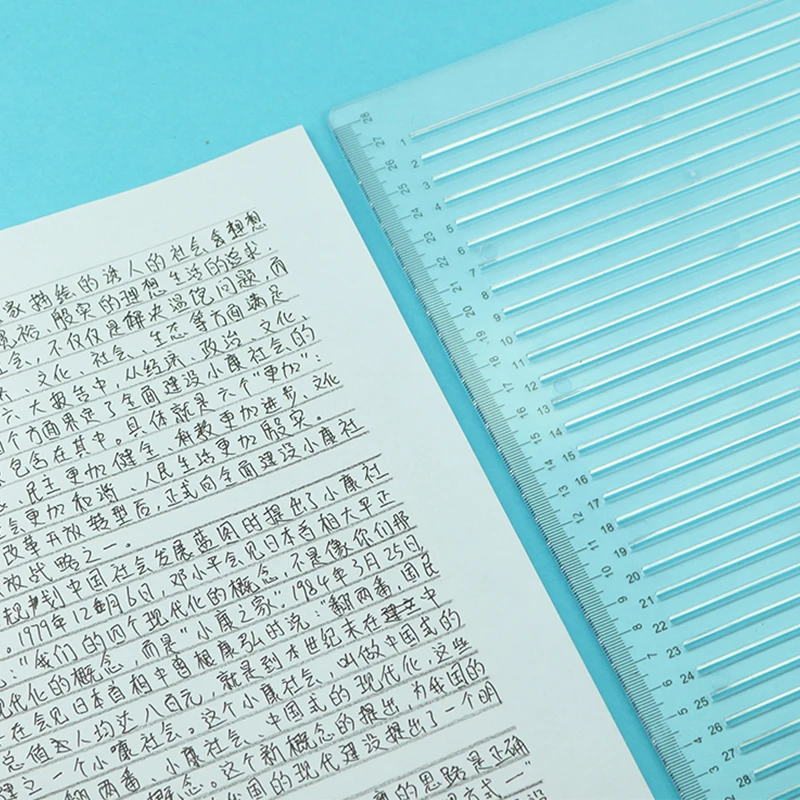 Strumento ausiliario Post-laurea Extrance Esame Linea Retta Speciale Righello Morbido/Duro 8/9/10mm Trasparente Righello piazza Righello Forniture