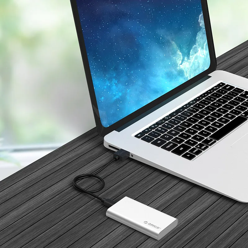 ORICO Type-C Mini mSATA SSD الضميمة MSATA الحالة الصلبة صغيرة من النوع C صندوق القرص الصلب المحمول SSD حافظة القرص الصلب قذيفة عالية السرعة #2