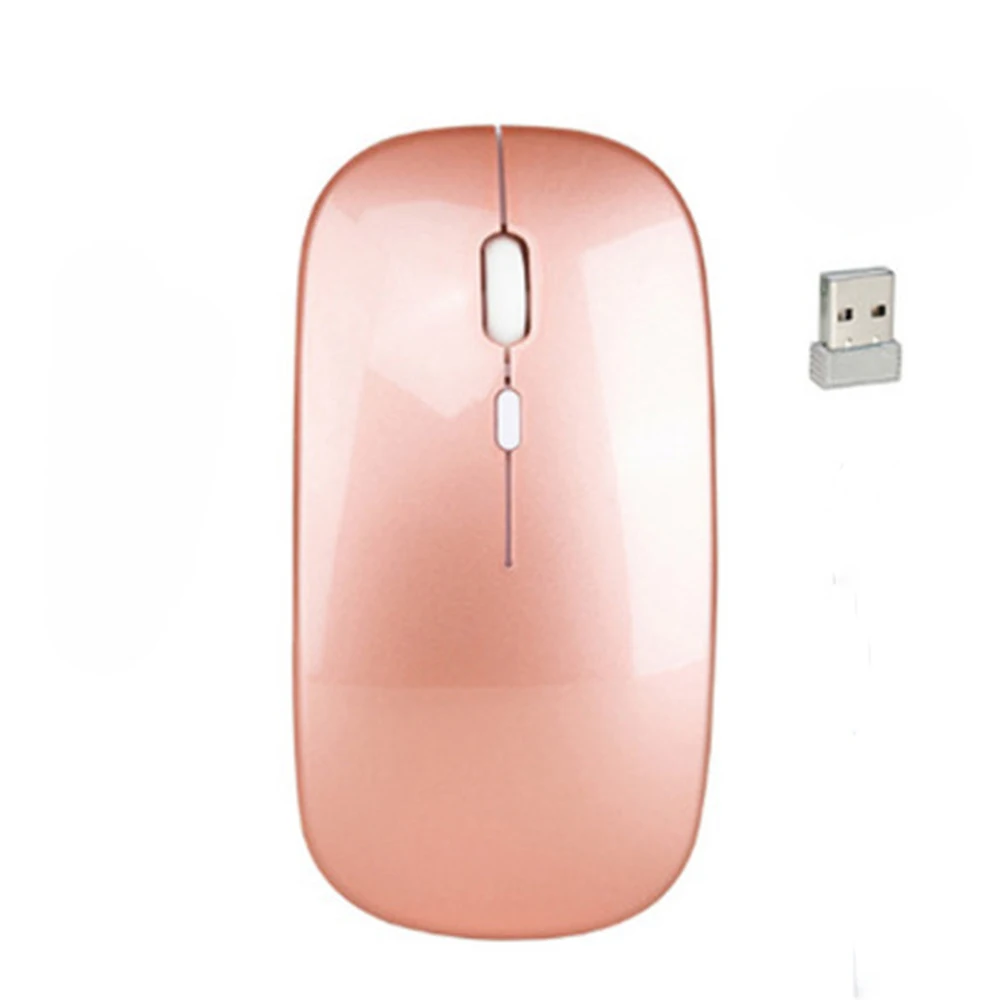 Oplaadbare Draadloze Muis, 2.4G Stille Muis, Muis Met Usb Ontvangen