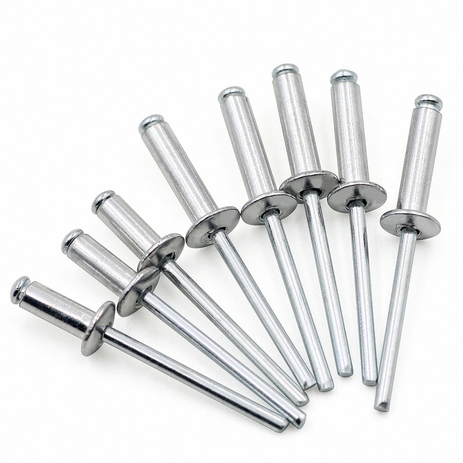 10 Chiếc M6.4 Đinh Tán Nhôm Mushroon Đầu Phá Mandrel Phối Đinh Tán Pop Đinh Tán Cho Đồ Nội Thất Xe Máy Bay