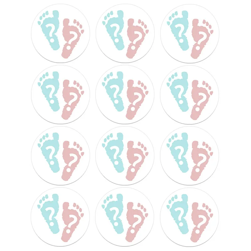 Gender Reveal Team Boy Team Girl Stickers Boy or Girl He or She Tags Labels Party Creative Decoration Baby Shower Supplies