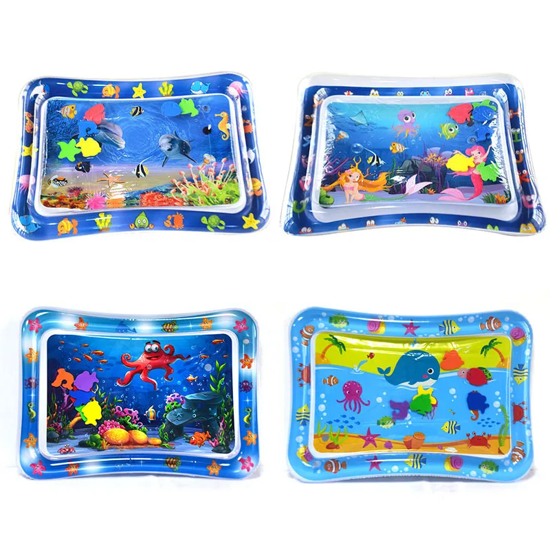 Baby Water Mat Inflatable Cushion Infant Toddler Water Play Mat for Children Early Education Developing Summer Toy Dropshipping