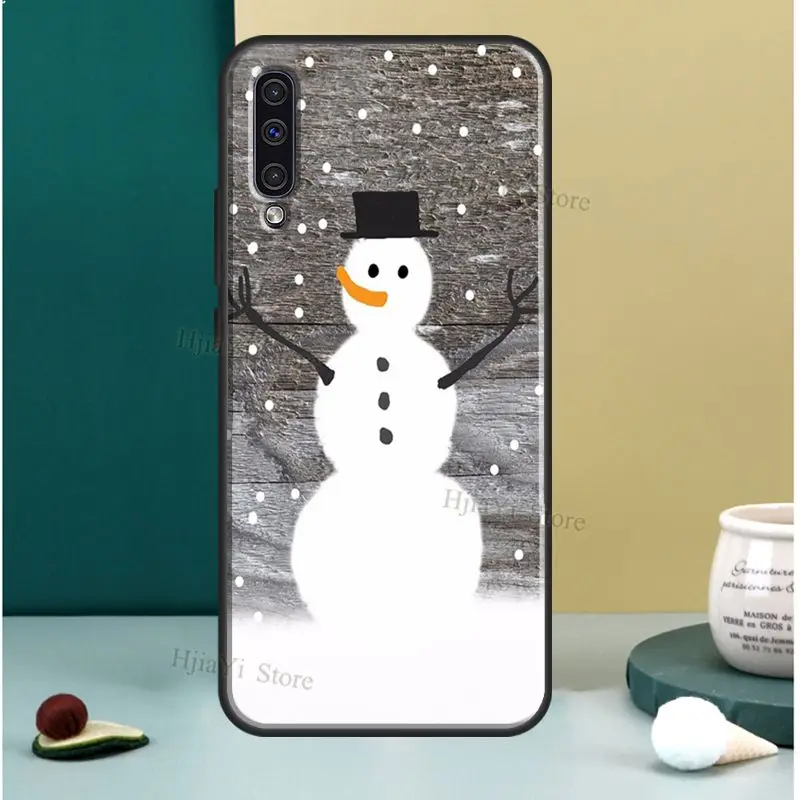 Santa Merry Christmas Snowman Phone Case For Samsung A72 A52 A42 A32 A12 A11 A31 A51 A71 A40 A50 A70 A10 A02S A21S A20e