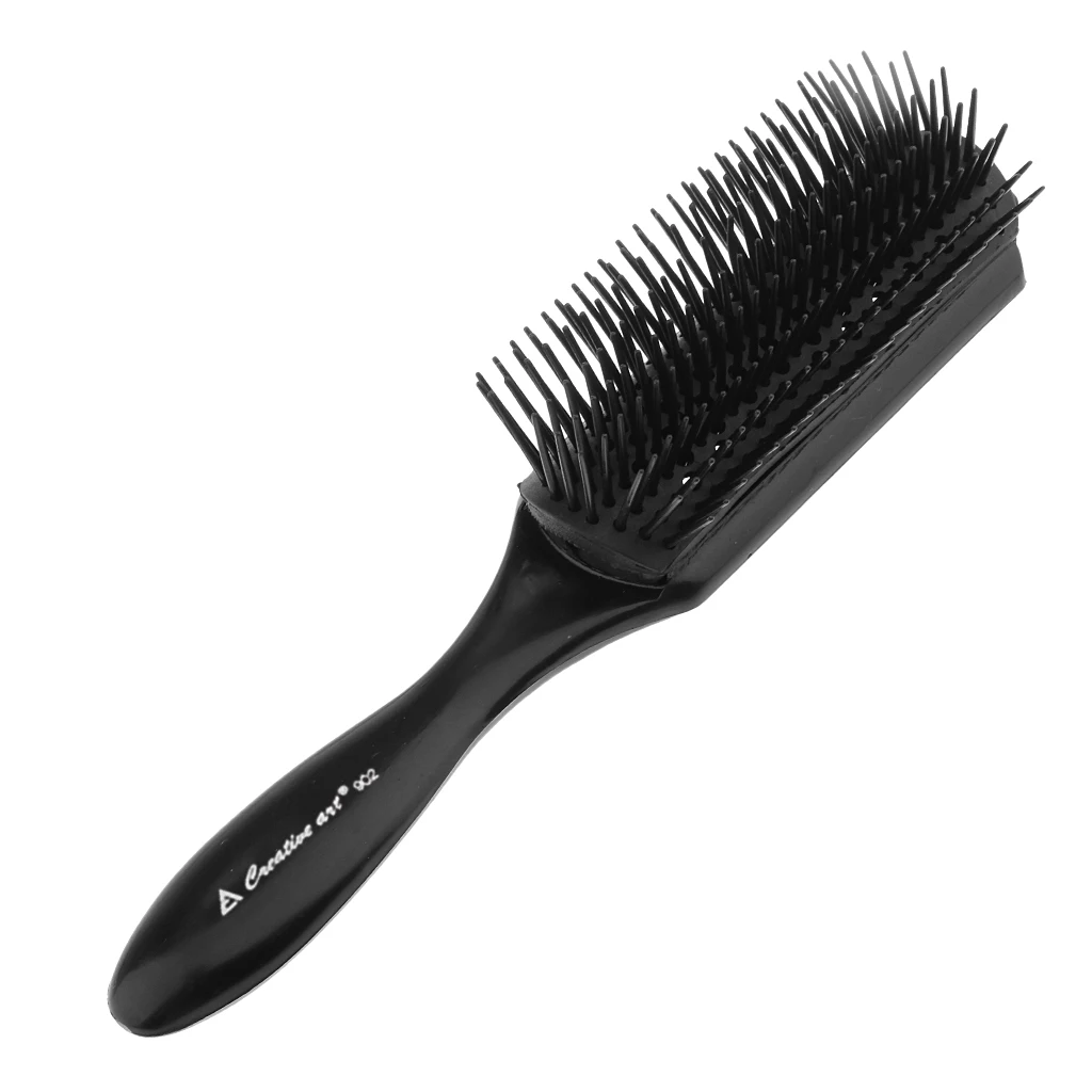 Black Adjustable Hair Brush Anti-static Comb Hairdressing Hairbrush Styling Tool Salon Hairdresser Home Use