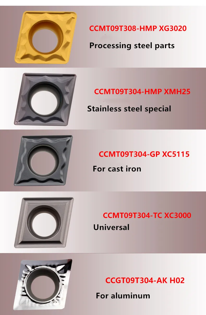 10 قطعة CCMT09T304 XG3020 الصلب CCMT09T304-HMP CCMT09t308-HMP كربيد إدراج ، تحول أدوات المدمج في الصلب
