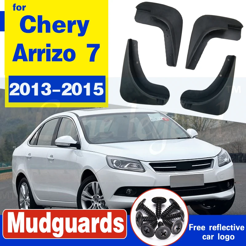 Car Mudflaps for Chery Arrizo 7 2013 ~ 2015 Fender Mud Guard Flap Splash Flaps Mudguards Accessories 2014