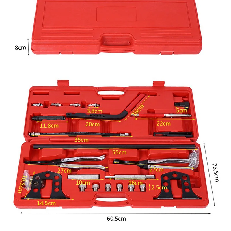 Kit de herramientas de compresor OHV/OHC, extractor/Instalador de resorte de válvula aérea de motor