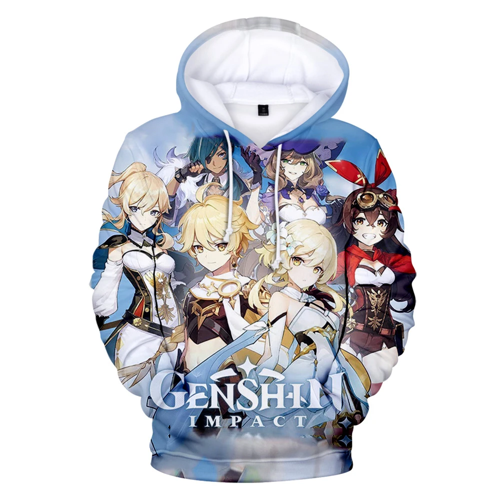 

Genshin Impact Print Men/Women Hooded sweatshirt warm and comfatable Casual Fashion streetwear Hoodies max Size 4XL