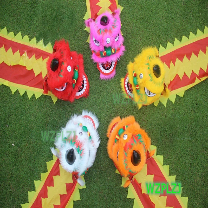 Kid Lion Dance Fitness Outdoor Sports for Children Toy Halloween Party Festival Spring Square Performance Group Activities Prop