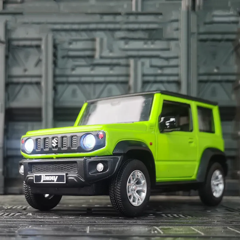 

Exquisite 1:26 JIMNY alloy pull back car model, simulation sound and light children boys and girls toys birthday gift, hot sale