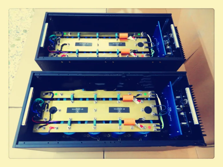 2 uds se consulte Gaowen post-nivel T1000 totalmente equilibrado HIFI postamplificador de nivel de fiebre 560W * 2 8Ω \ 1120W * 2 4Ω
