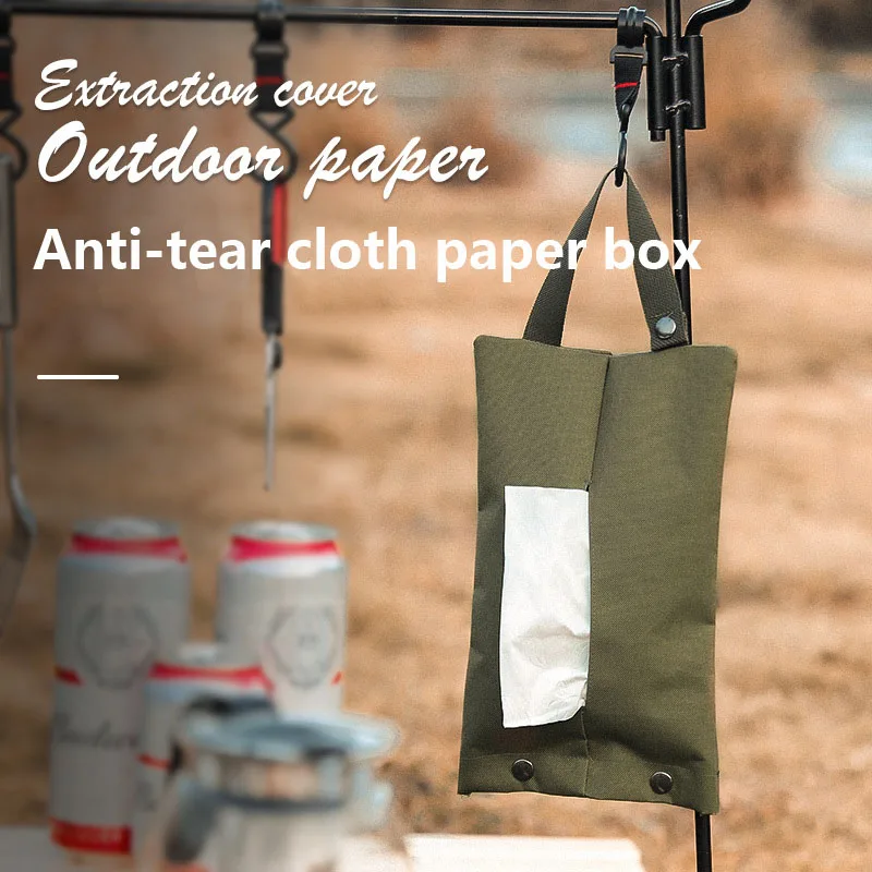 Tactical Outdoor Camping Hunting Hanging Portable Functional Facial Tissue Cover Paper Towel Cover Fast Pumping Paper Box