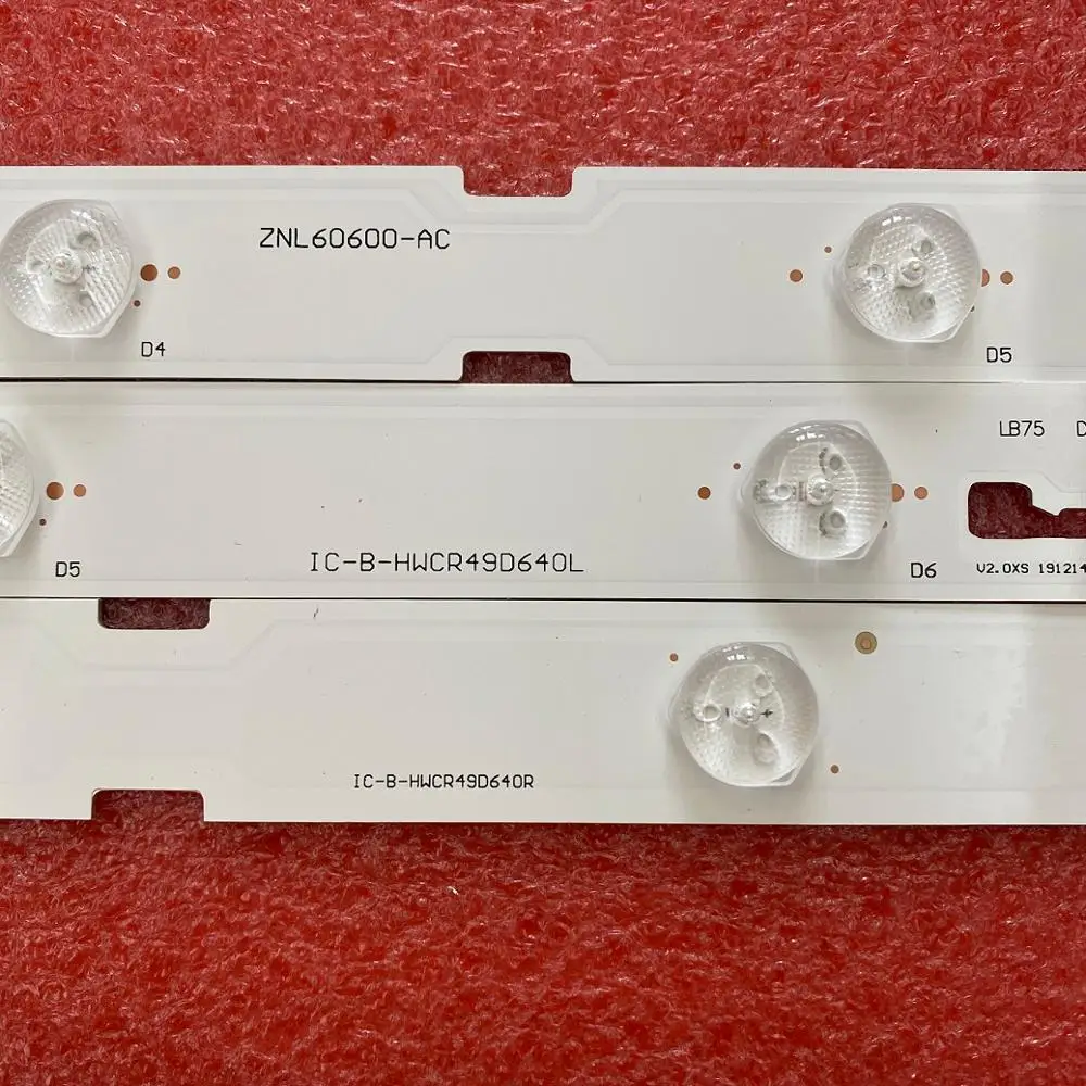 LED Strip For TV 49VLE6523BL 49LENZA6627 49VLE6565BL ZLP60600 ZNL60600 LM41-00176A 00177A 2015ARC490 IC-B-HWCR49D640L