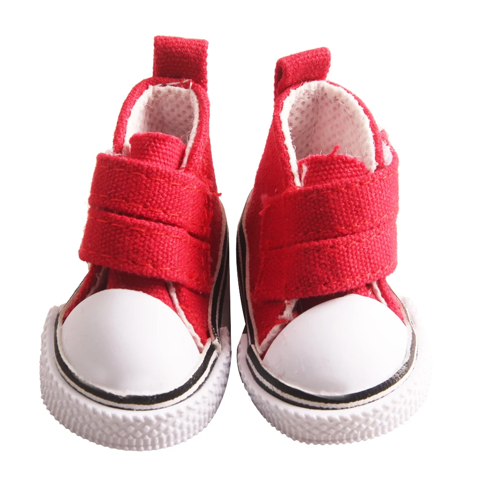 14\'\' Fashion Cute 5 cm Canvas 13 Colors Doll Shoes Snekers For 1/6 BJD Dolls Russian DIY Handmade Toys Shoes For Nancy Lesly