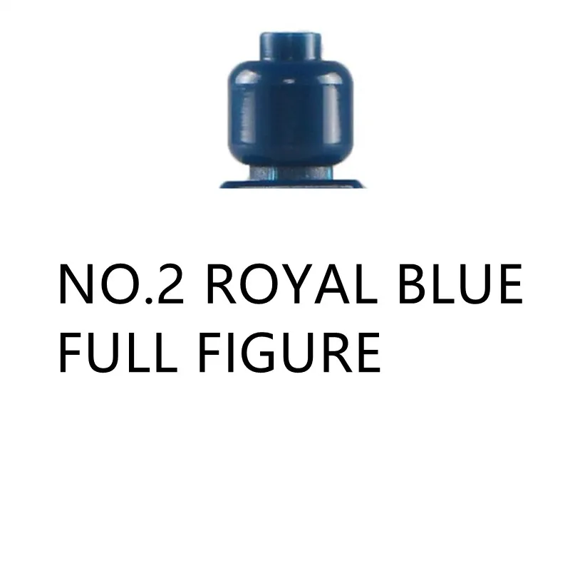 40pcs/Lot Blank No Printing Mini Figure Building Block Toys 40 Colors Collection DIY Painting Mini Block Eductional Gifts Toys