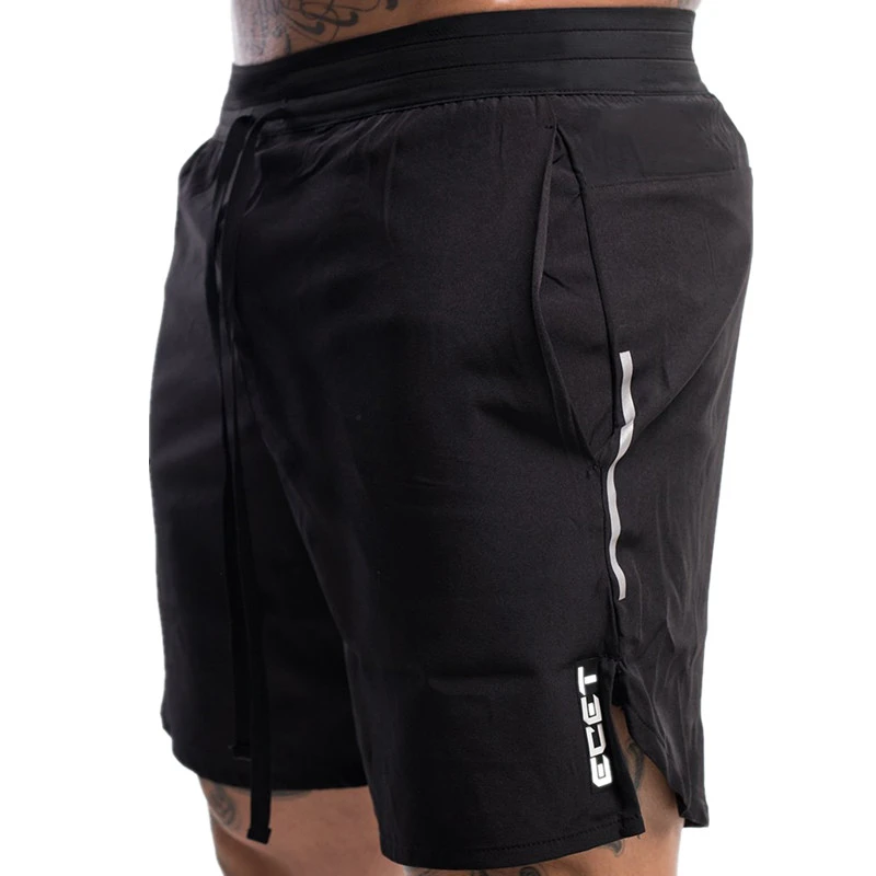 New Men Fitness Bodybuilding Shorts Man Summer Gyms Workout Male Breathable Quick Dry Sportswear Jogger Beach Short Pants