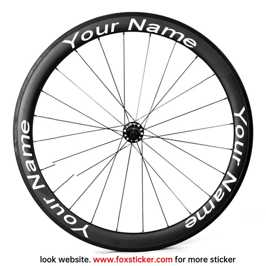 

customized bicycle wheel stickers cycle bike rim decals for MTB BMX road bike Vinyl Sticker 700C 26/27.5/29er 24inch