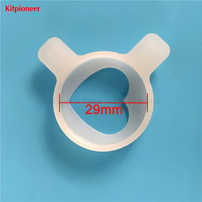 خدمة لينة قطع غيار آلة الآيس كريم النمذجة غطاء نجوم على شكل قلب صب الأغطية 29 مللي متر القطر الداخلي 6 قطعة