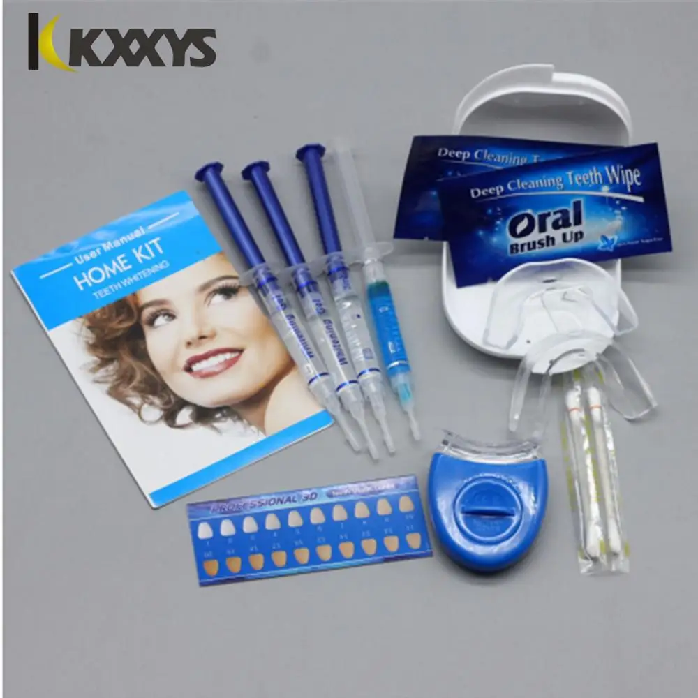 Dentes Clareamento Kit, Tiras de Gel Bandeja Boca, Dente Branco Bleach, Higiene Oral, Higiene Oral, Blanqueador 44% Peróxido