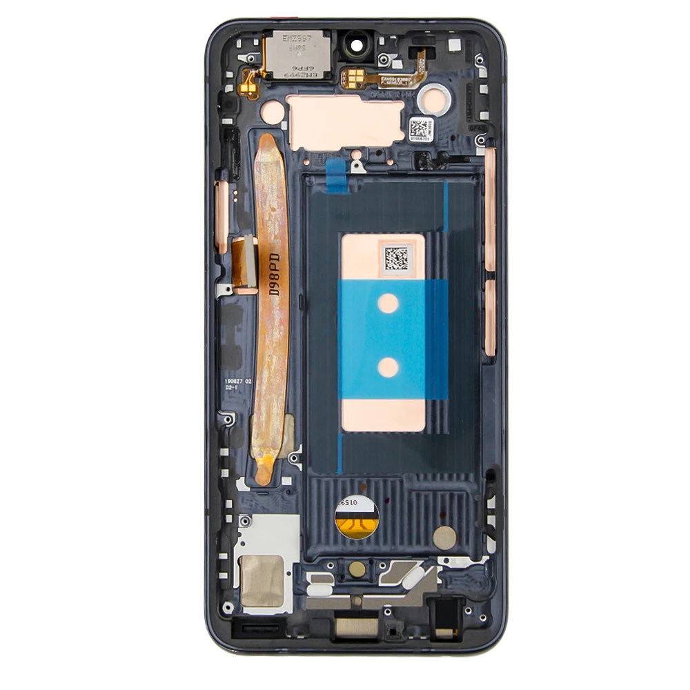 AAA+ 6.4\'\' LCD For LG G8X ThinQ LCD Display Touch Screen Digitizer Assembly Frame for LG G8X V50S LCD Screen LMG850 LMG850EMW