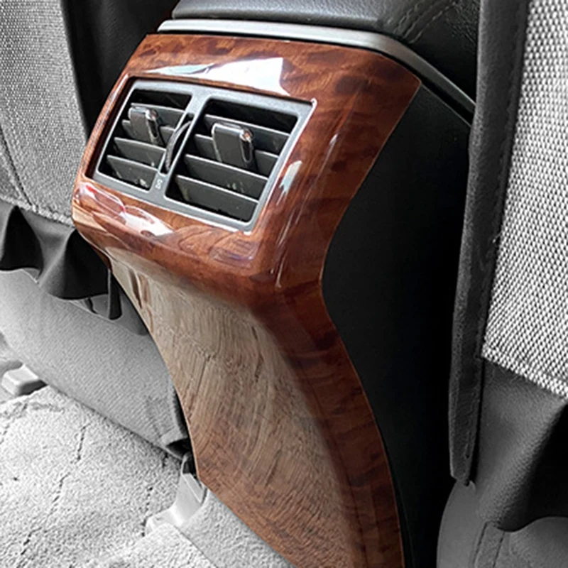 Untuk TOYOTA Camry 2006-2011 1PC Kayu ABS Belakang Mobil AC Ventilasi Outlet Cover Trim Mobil Styling aksesoris