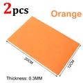 2 piezas naranjas de 0,3 mm