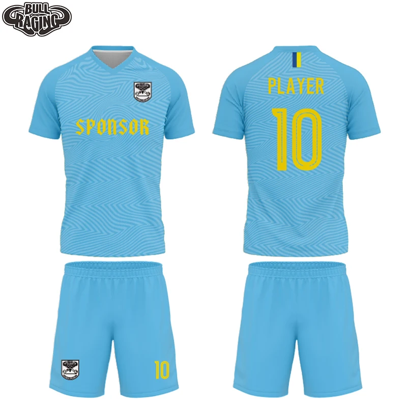 Irregular Strip Design Orange Yellow Sublimation Printing Custom Team Clothes Personlize Player Soccer Uniform Kits