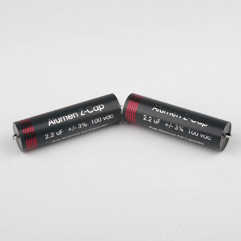 Jantzen-condensador de Audio de acoplamiento cruzado de grado audiófilo, condensador de audio de aluminio serie z-cap 100VDC 3%, 2 unids/lote, Envío