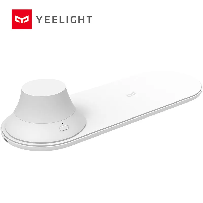 Беспроводное зарядное устройство Yeelight со светодиодной подсветкой, магнитное притяжение, быстрая зарядка для телефонов Iphone, Samsung, Huawei