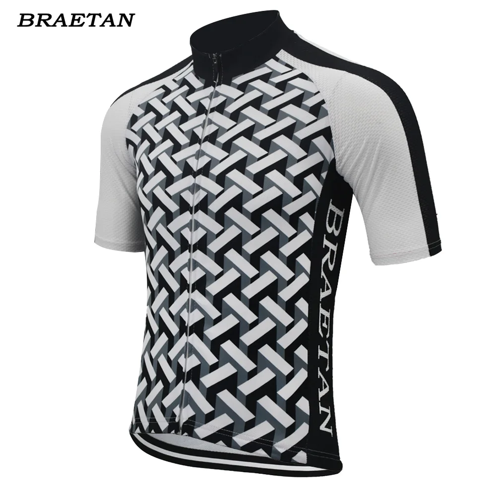 2020 cycling jersey men short sleeve black white clothing cycling wear bicycle clothes cycling clothing braetan