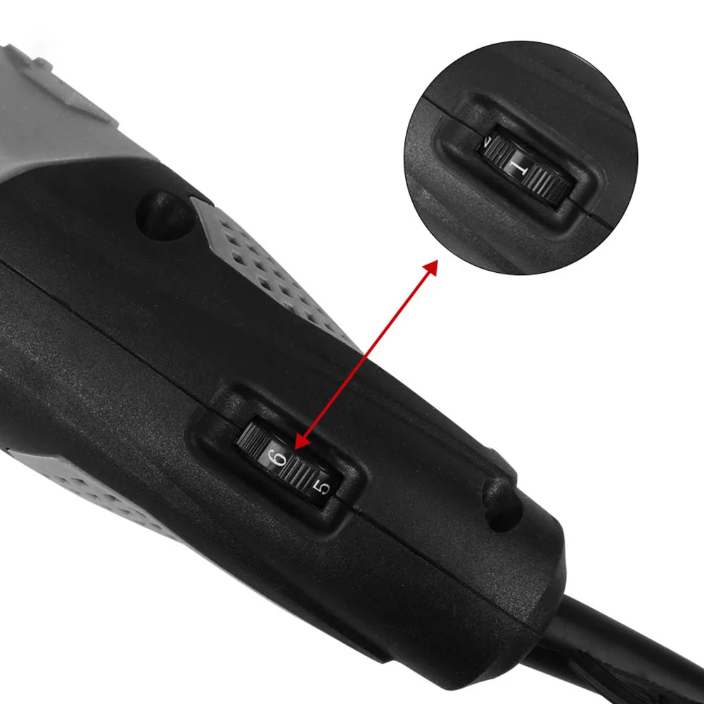 Pluma amoladora eléctrica de alta potencia, herramientas eléctricas de tallado de molienda de 450W, engranaje fijo de 230V, velocidad Variable sin carga, 5000 ~ 20000